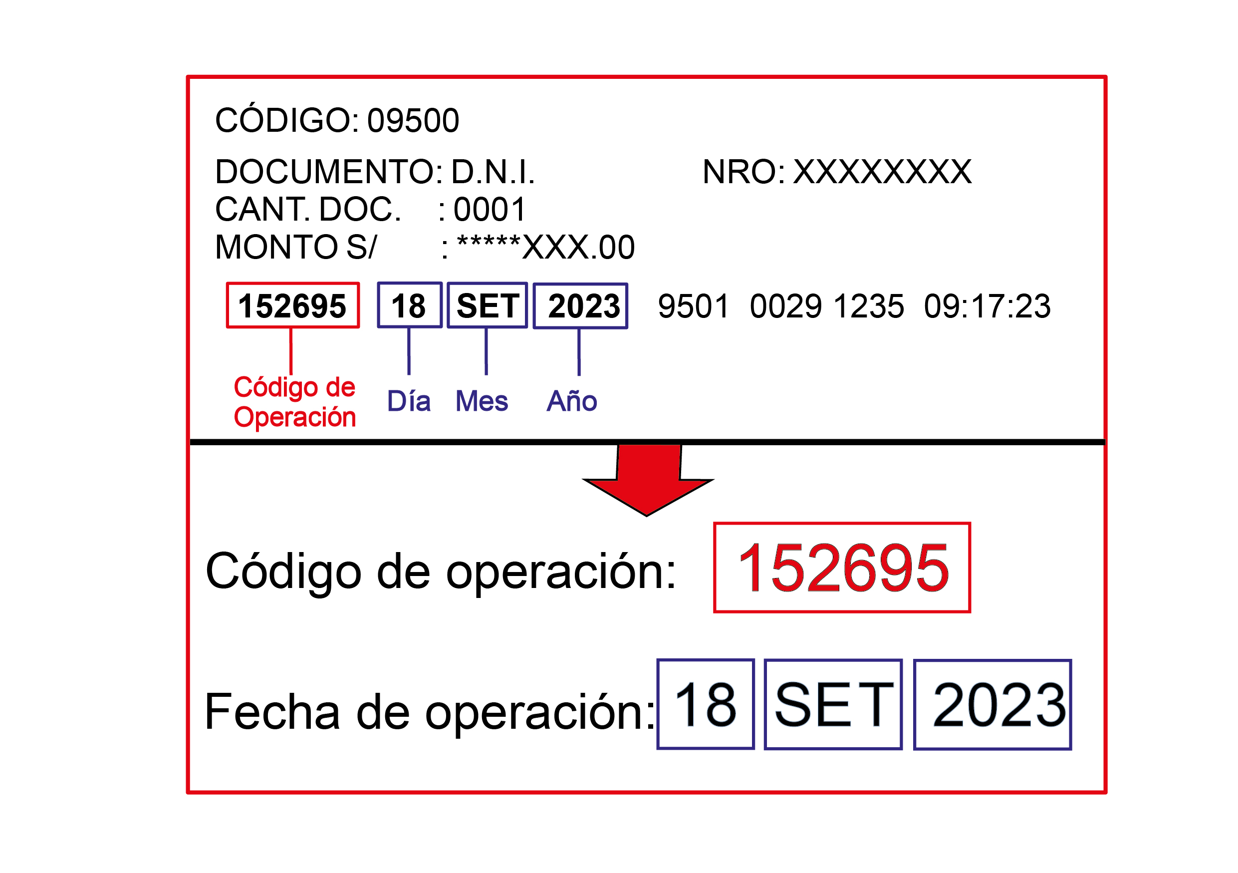 Recibo Banco de la Nación